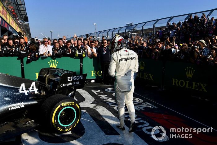 Segundo lugar, Lewis Hamilton, Mercedes AMG F1