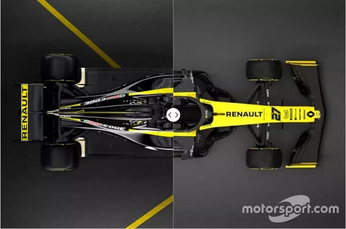 Comparativa del Renault R.S.18 vs. R.S.19