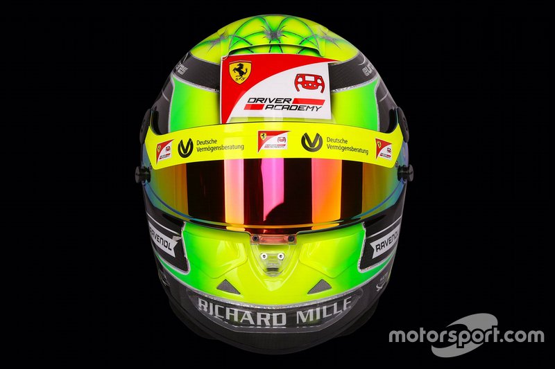 Casco de Mick Schumacher, Prema Racing
