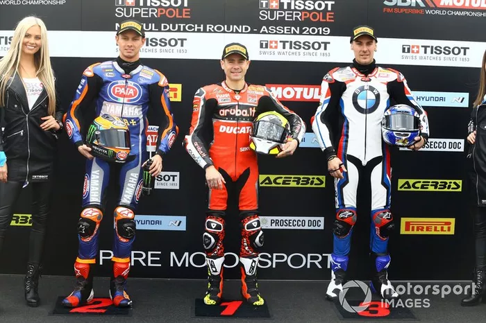 Michael van der Mark, Pata Yamaha, Alvaro Bautista, Aruba.it Racing-Ducati Team, Markus Reiterberger, BMW Motorrad WorldSBK Team