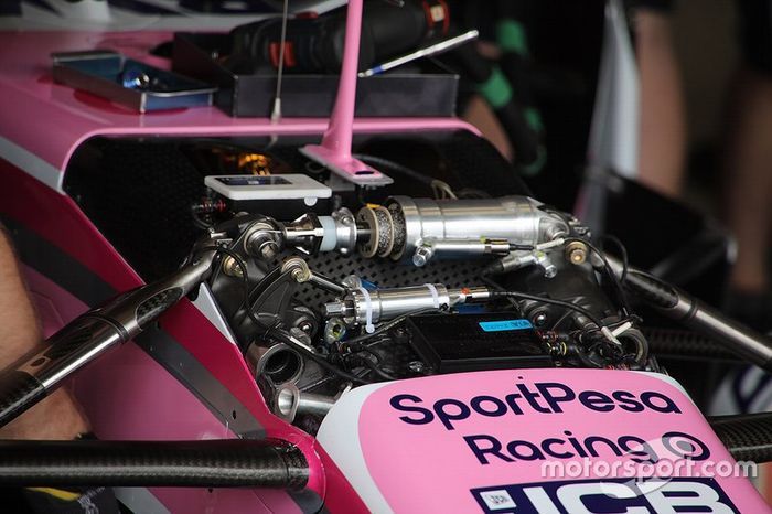 Detalle técnico del Racing Point