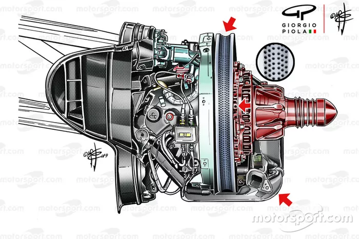 Ferrari SF90 voorremmen, GP van Frankrijk