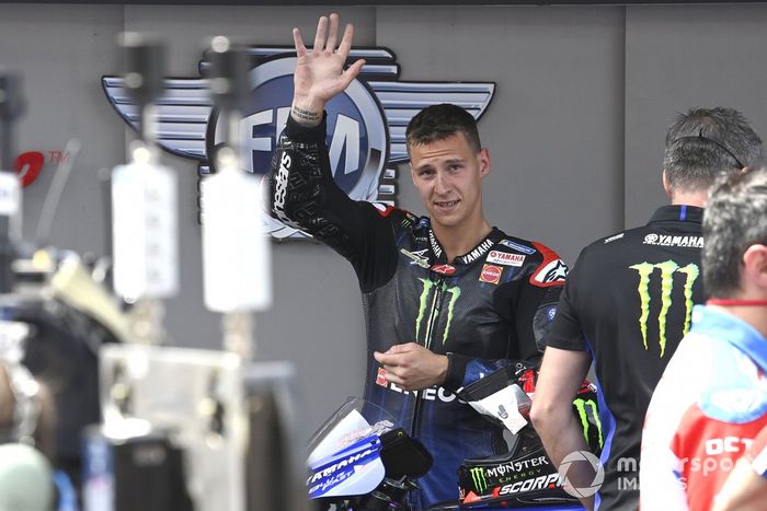 Ganador de la pole Fabio Quartararo, Yamaha Factory Racing