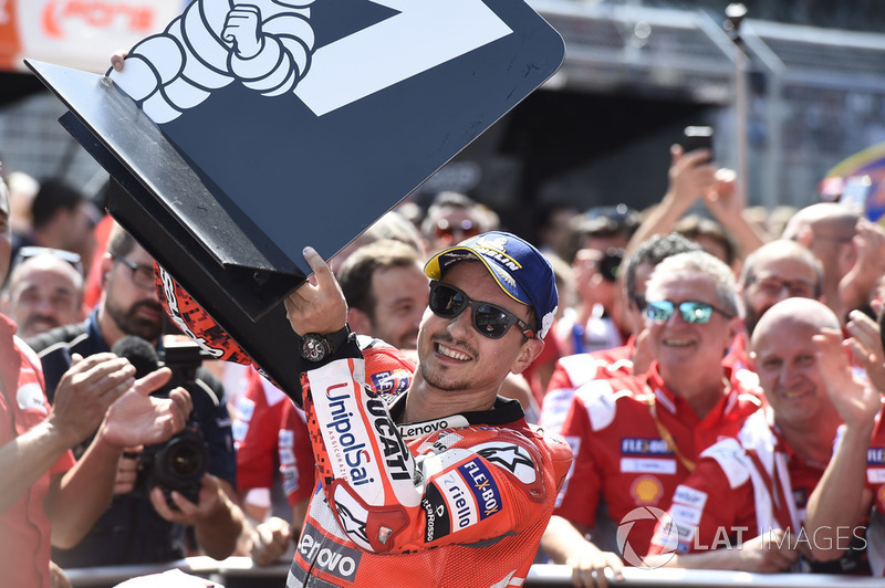 Pemenang balapan, Jorge Lorenzo, Ducati Team