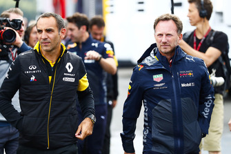 Cyril Abiteboul, Renault Sport F1 Team, Christian Horner, Red Bull Racing