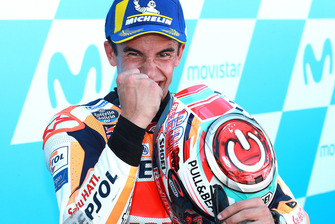 Подіум: переможець гонки Марк Маркес, Repsol Honda Team
