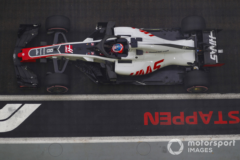 8: Romain Grosjean, Haas F1 Team VF-18, 1'38.320
