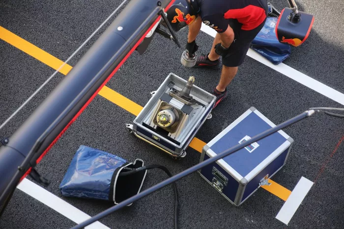 Red Bull racing simulador de pit stop