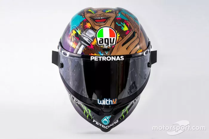 Casco de Franco Morbidelli, Petronas Yamaha SRT