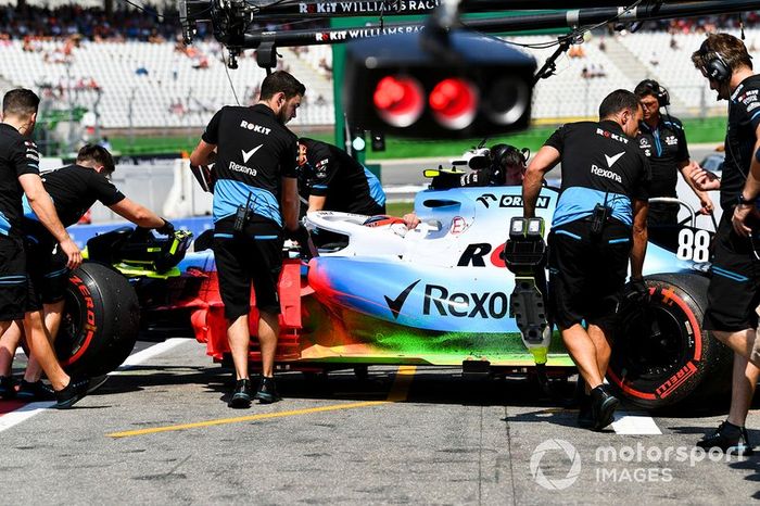 Robert Kubica, Williams FW42, ccon parafina