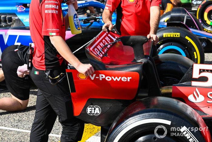 Detalle del Ferrari SF-23