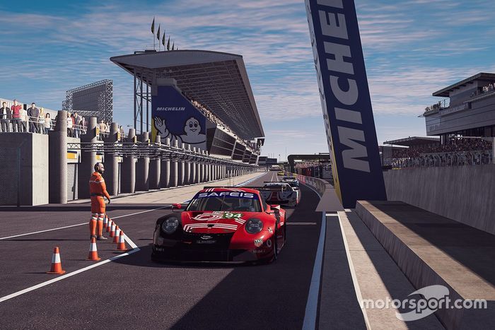 #94 Porsche Esports Team Porsche 911 RSR: Patrick Pilet, Simona De Silvestro, Martin KrÃ¶nke, David Williams