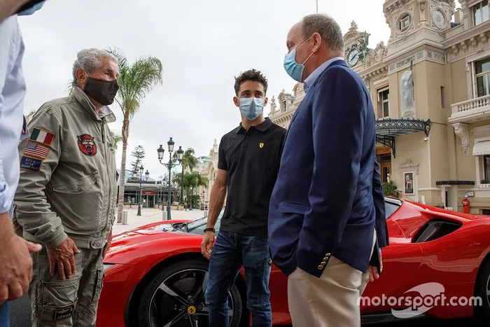 Claude Lelouch, Charles Leclerc, Ferrari, Albert II, Prince of Monaco