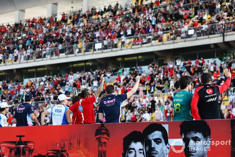 Lewis Hamilton, Ferrari, Lance Stroll, Aston Martin Racing, Pierre Gasly, Alpine, Jack Doohan, Alpine, Isack Hadjar, RB F1 Team