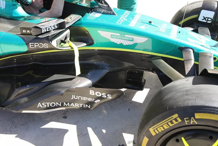 Aston Martin Racing AMR23 detalles técnicos 
