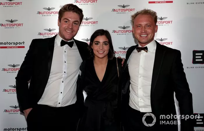 Jamie Chadwick e gli ospiti all'Autosport Awards
