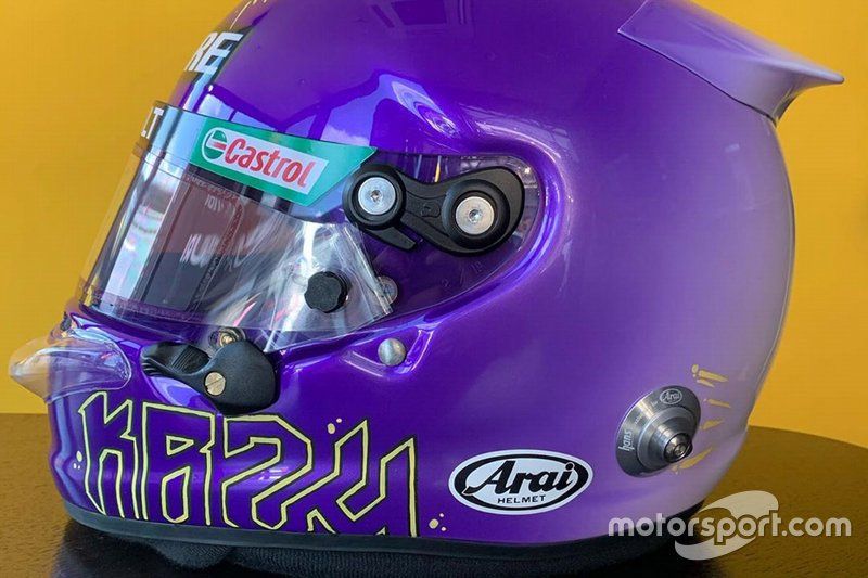 Casco de Daniel Ricciardo, Renault