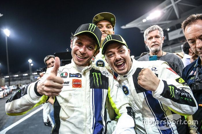 #46 Monster VR46 Kessel Ferrari 488 GT3: Valentino Rossi, Luca Marini, Alessio Salucci
