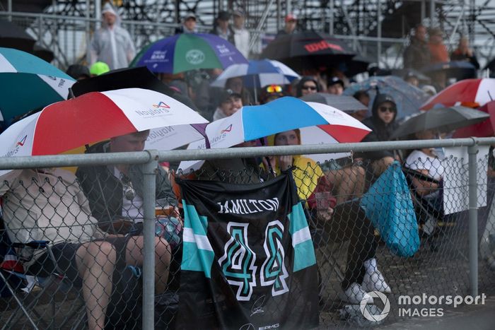 Apoyo del público a Lewis Hamilton, Mercedes-AMG