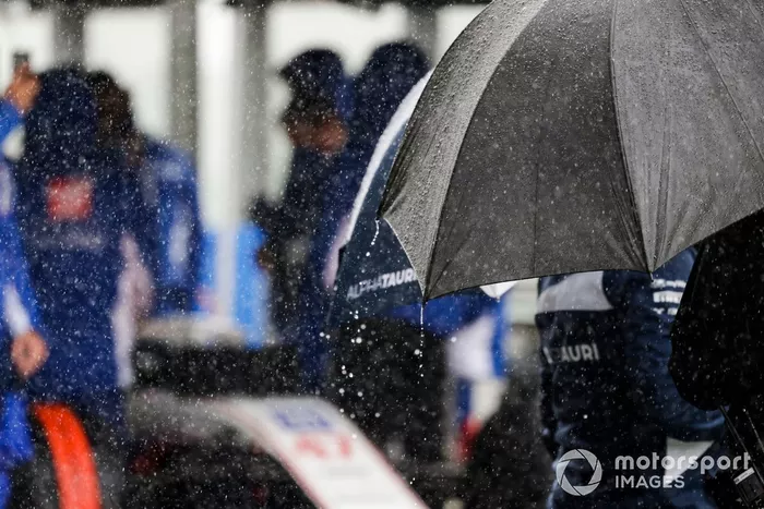 La lluvia cae 
