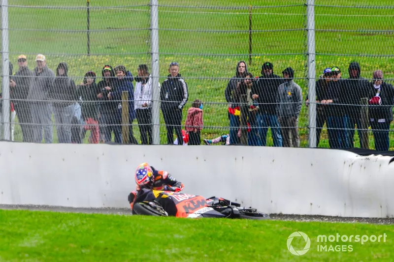 Jack Miller, Red Bull KTM Factory Racing crash