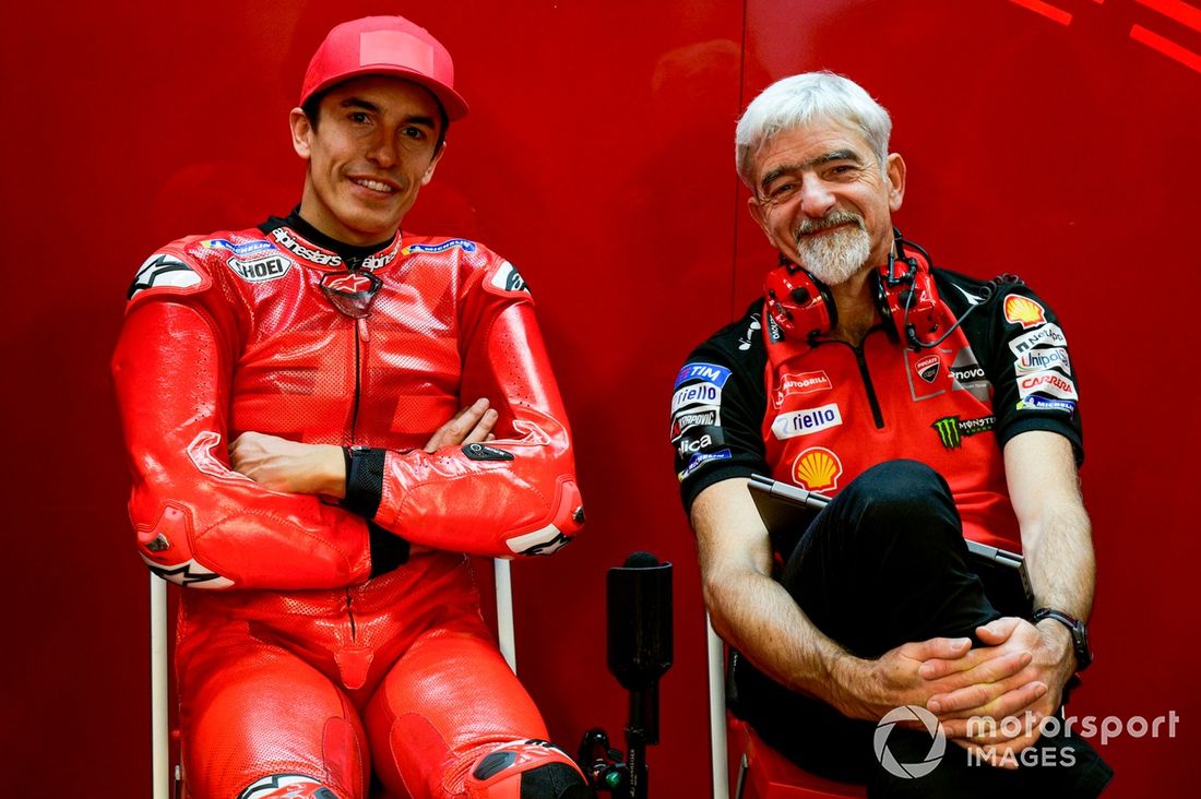 Marc Marquez, zespół Ducati, Luigi Dall'lgna, dyrektor generalny Ducati Corse