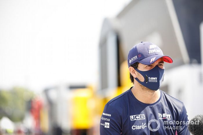 Sergio Pérez, Racing Point con los medios