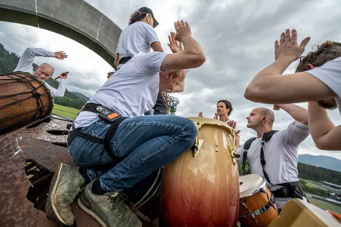 El espectáculo de Percussive Planet Ensemble