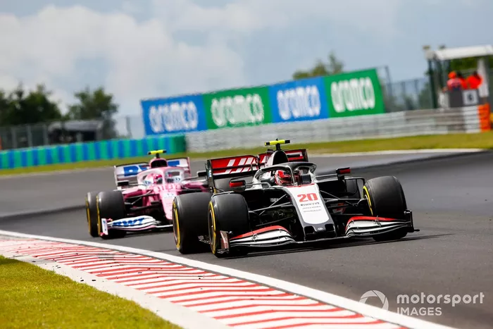 Kevin Magnussen, Haas VF-20, Lance Stroll, Racing Point RP20