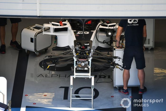 El garaje de AlphaTauri Honda