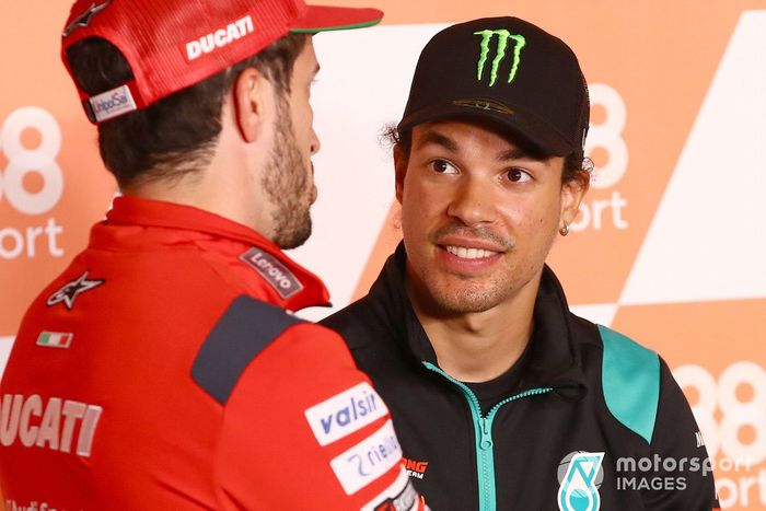 Andrea Dovizioso, Ducati Team, Franco Morbidelli, Petronas Yamaha SRT