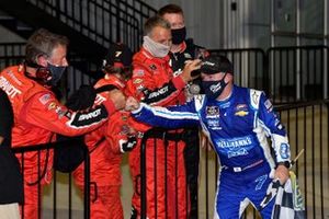 Race winner Justin Allgaier, JR Motorsports, Chevrolet Camaro