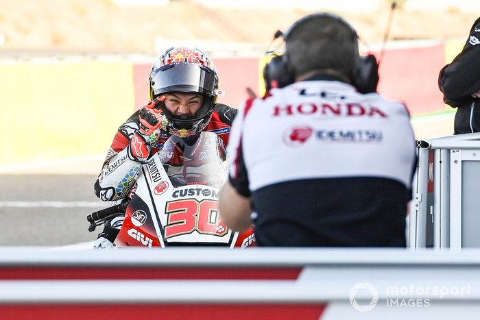 Ganador de la pole Takaaki Nakagami, Team LCR Honda