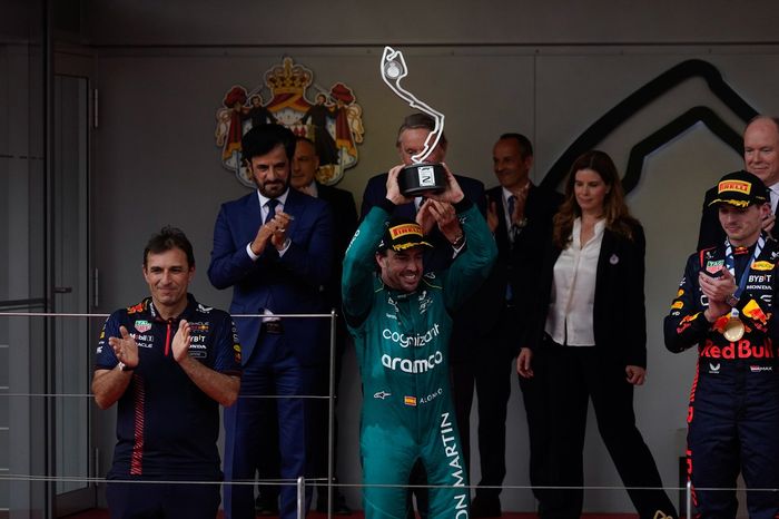 119- Fernando Alonso, 2º en el GP de Mónaco 2023 con Aston Martin