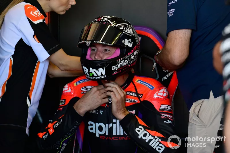 Aleix Espargaro, Aprilia Racing Team, Dorna testing radio