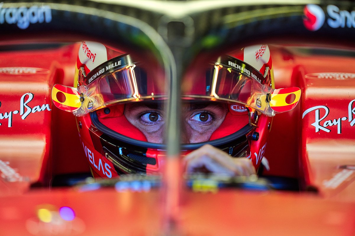 Carlos Sainz z kamerą Driver's Eye