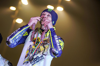 Valentino Rossi, festeggia la vittoria
