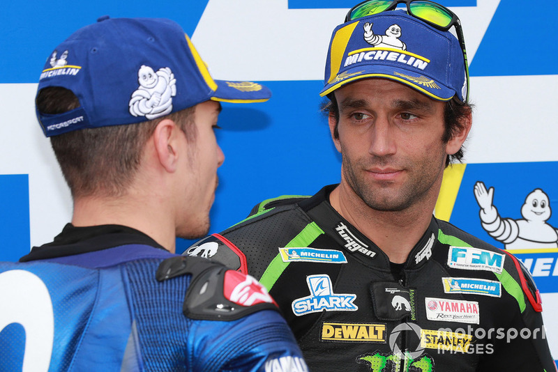 Друге місце у кваліфікації Маверік Віньялес, Yamaha Factory Racing, третє місце Жоанн Зарко, Monster Yamaha Tech 3