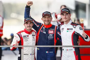 Podio: il vincitore della gara Gabriele Tarquini, BRC Racing Team Hyundai i30 N TCR, il secondo classificato Aurélien Comte, DG Sport Competition Peugeot 308TCR, il terzo classificato Kevin Ceccon, Team Mulsanne Alfa Romeo Giulietta TCR