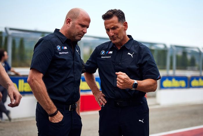 Andreas Roos, Head of BMW Motorsport M, Maurizio Leschiutta, Poject manager BMW M Hybrid V8