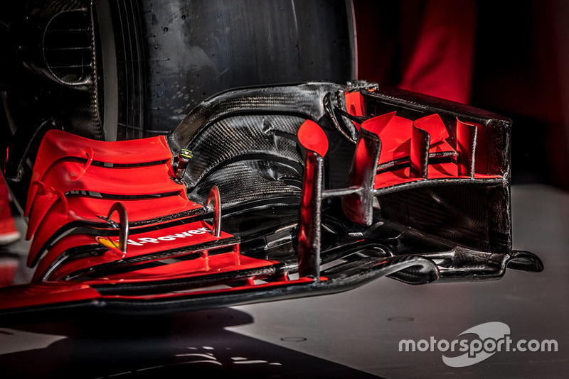 Ferrari SF71H front wing detail