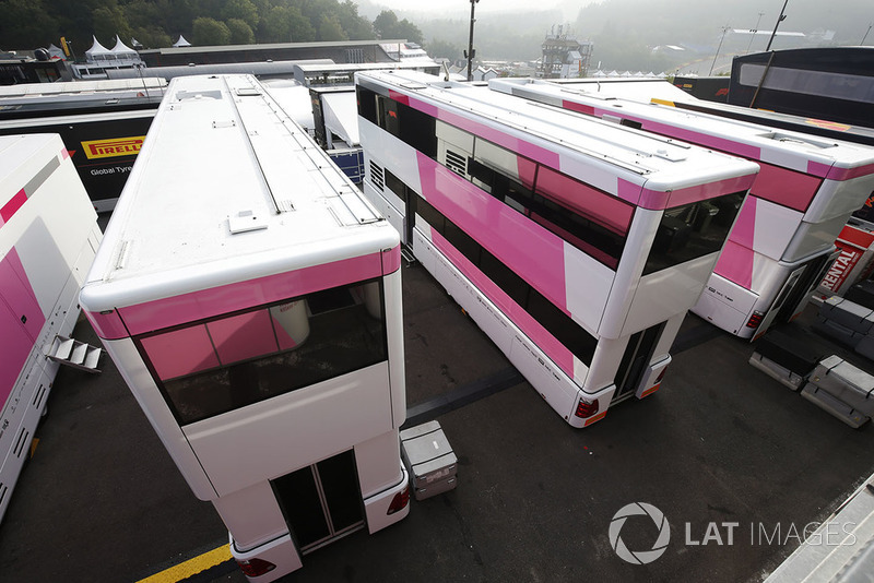 Les camions de Force India