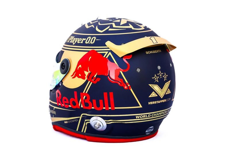 Casco de Max Verstappen, Red Bull Racing