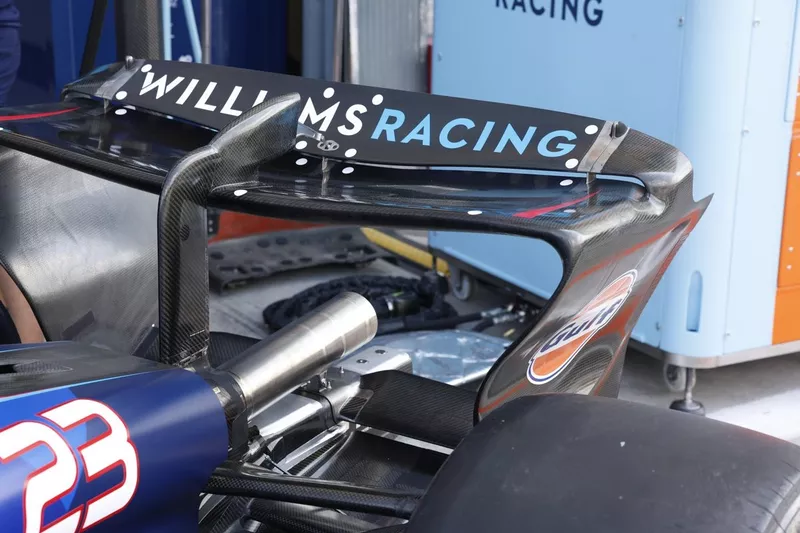 Detalles técnicos del Williams Racing FW45
