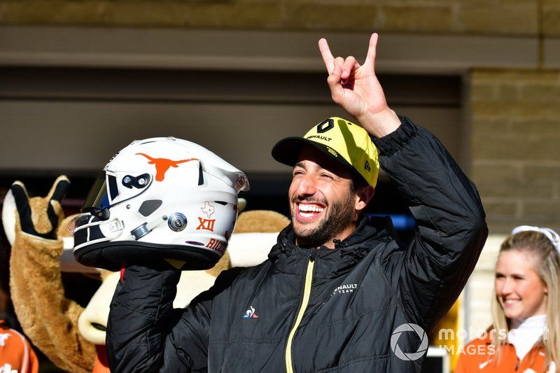 Capacete de Daniel Ricciardo, Renault F1 Team