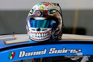 Casco de Daniel Suárez