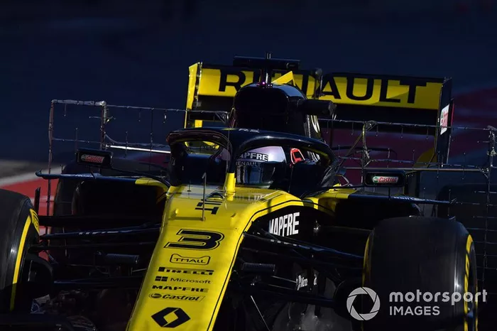 Daniel Ricciardo, Renault F1 Team R.S. 19 , con sensores aerodinámicos