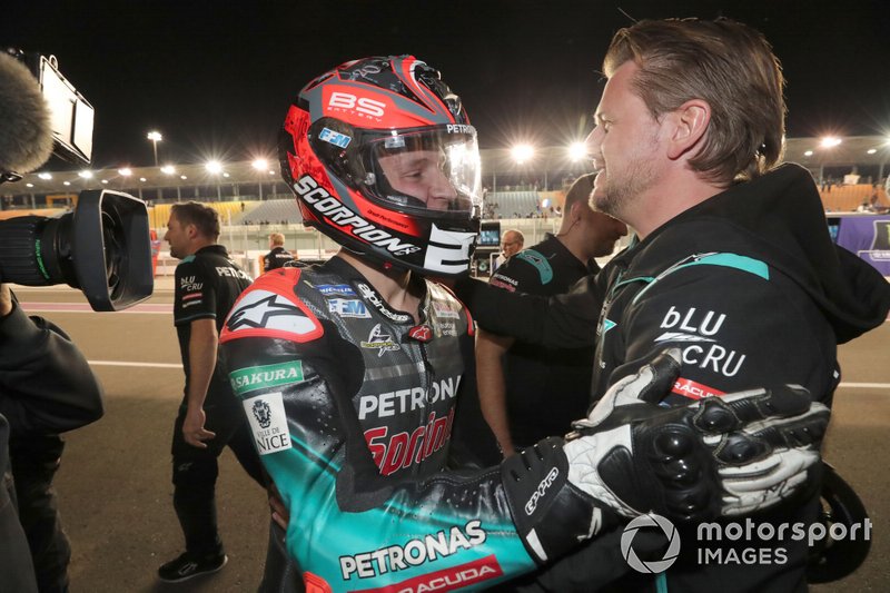 Fabio Quartararo, Petronas Yamaha SRT, mit Johann Stigefelt