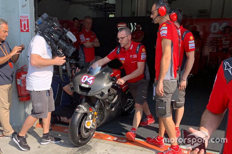 Andrea Dovizioso, Ducati Team with new fairing