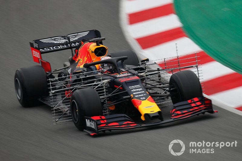 Max Verstappen, Red Bull Racing RB15 con sensori aerodinamici